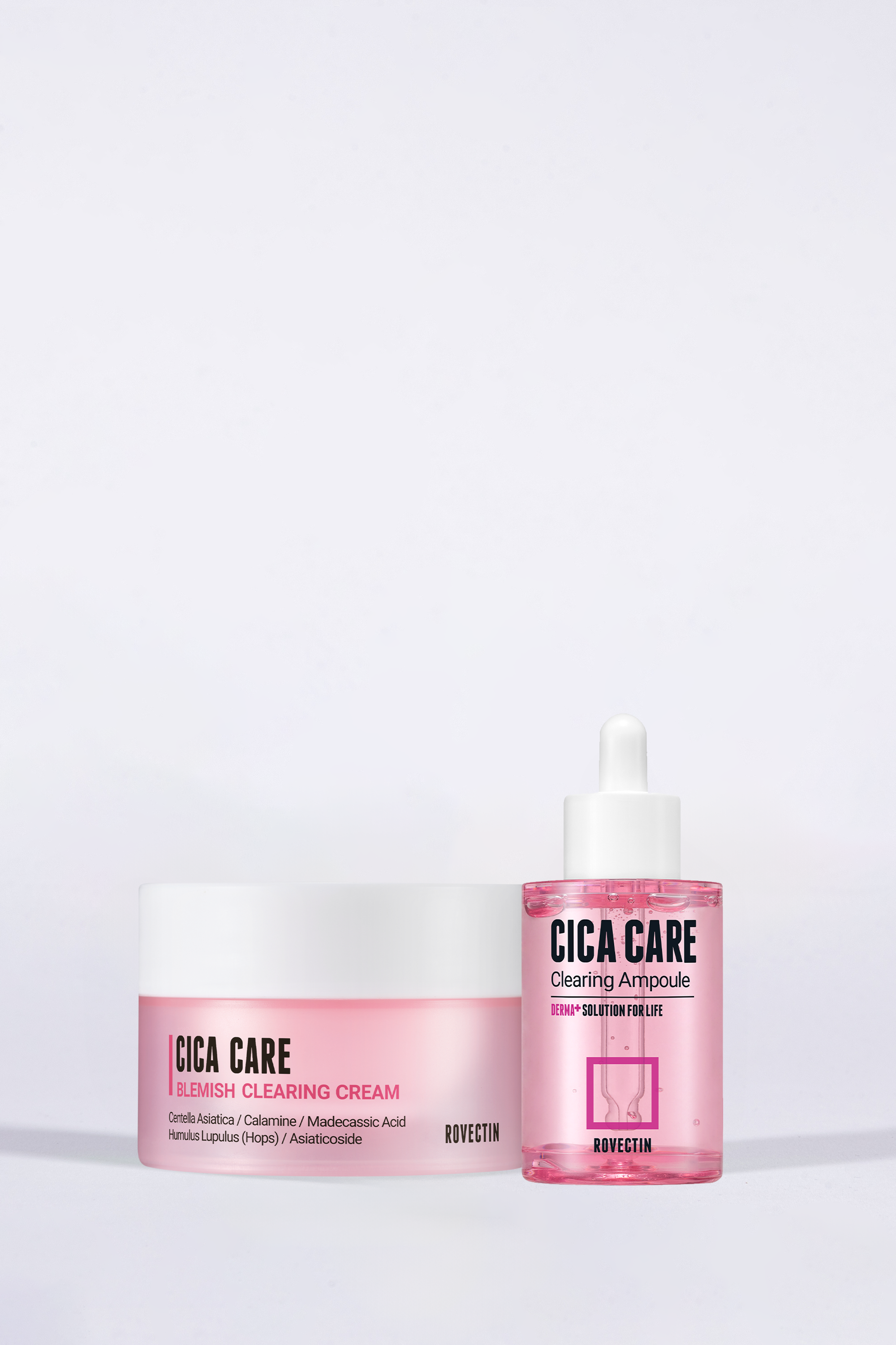 Cica Care Ampoule & Cream Set ($62 Value) - Rovectin Skin Essentials