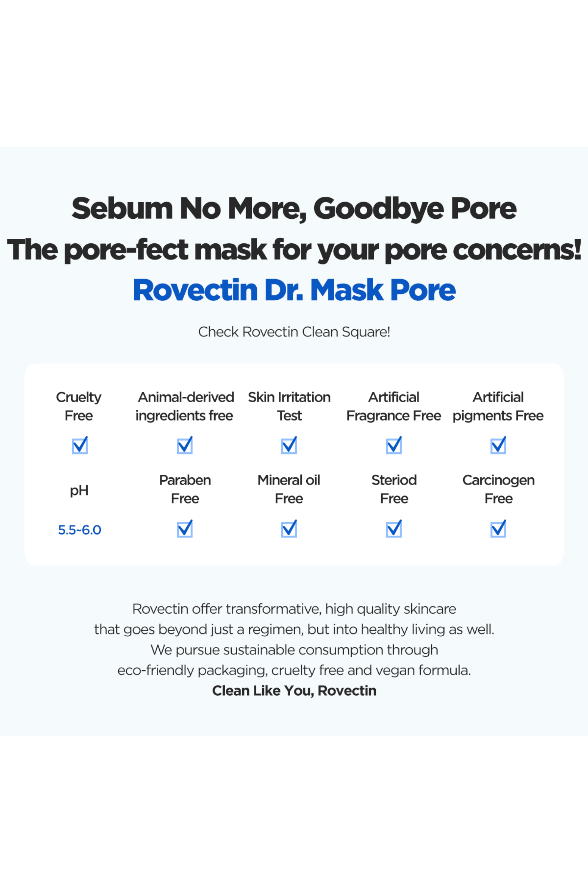 Dr. Mask Pore - Rovectin Skin Essentials