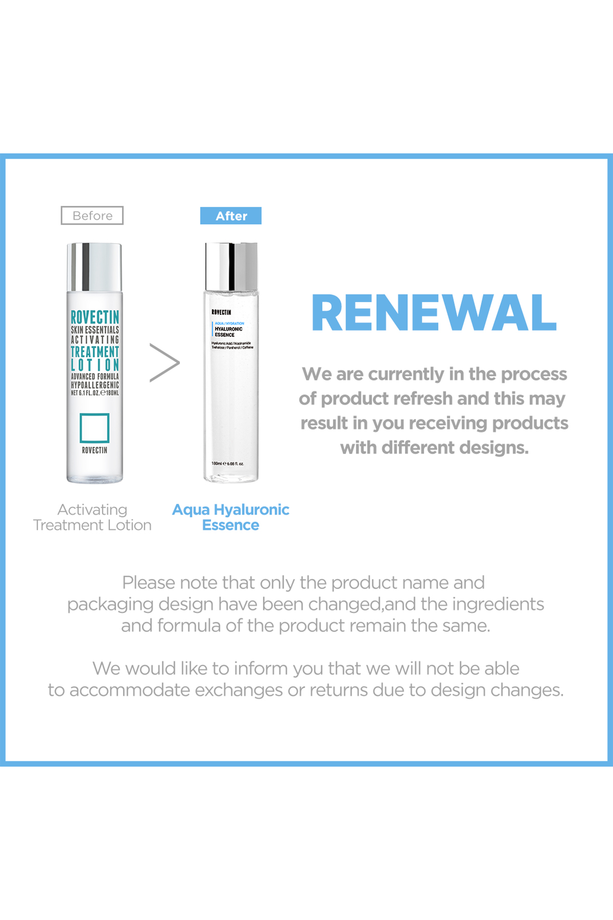 Aqua Hyaluronic Essence (Activating Treatment Lotion) - Rovectin Skin Essentials