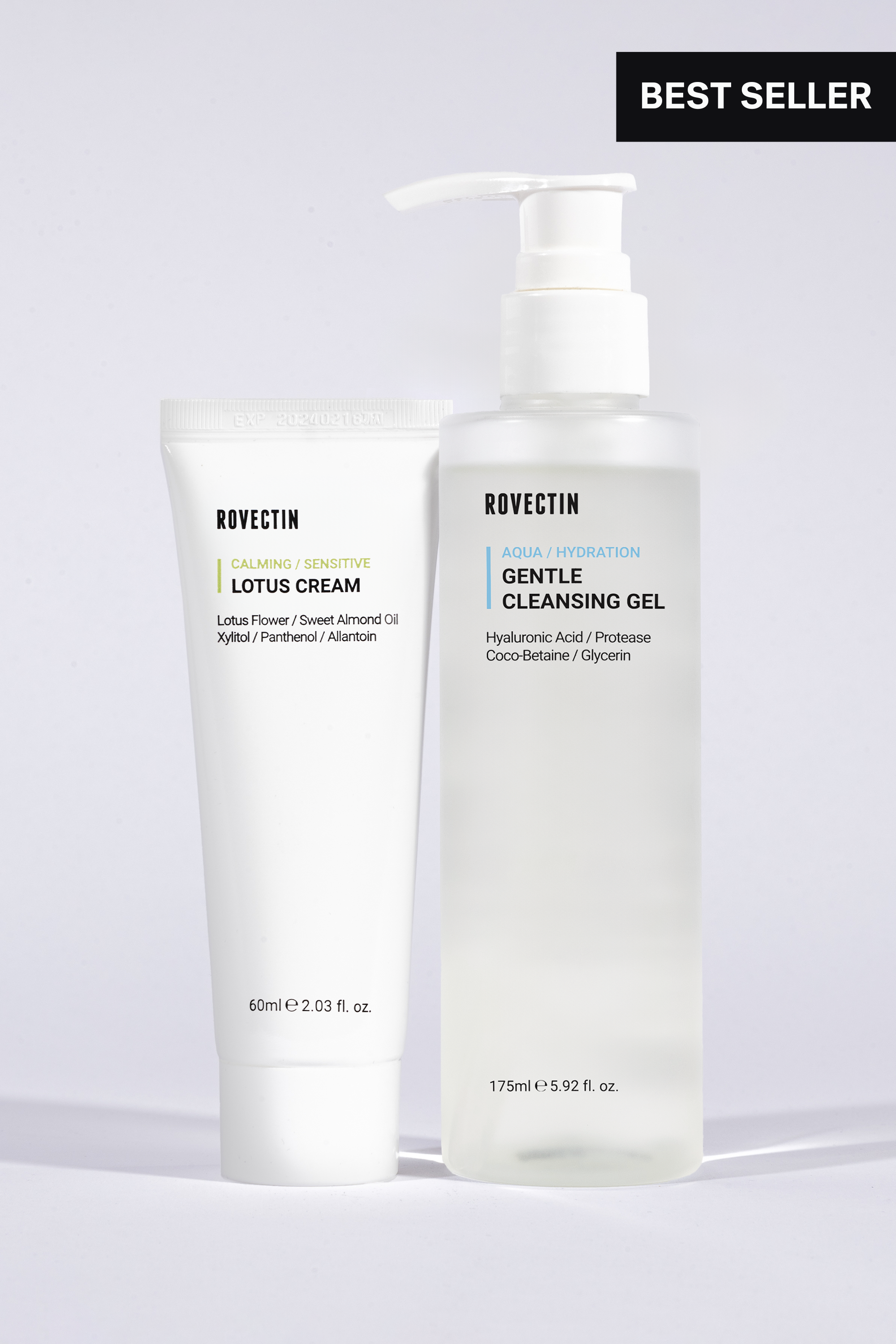 Aqua Cleansing Gel & Lotus Cream Set