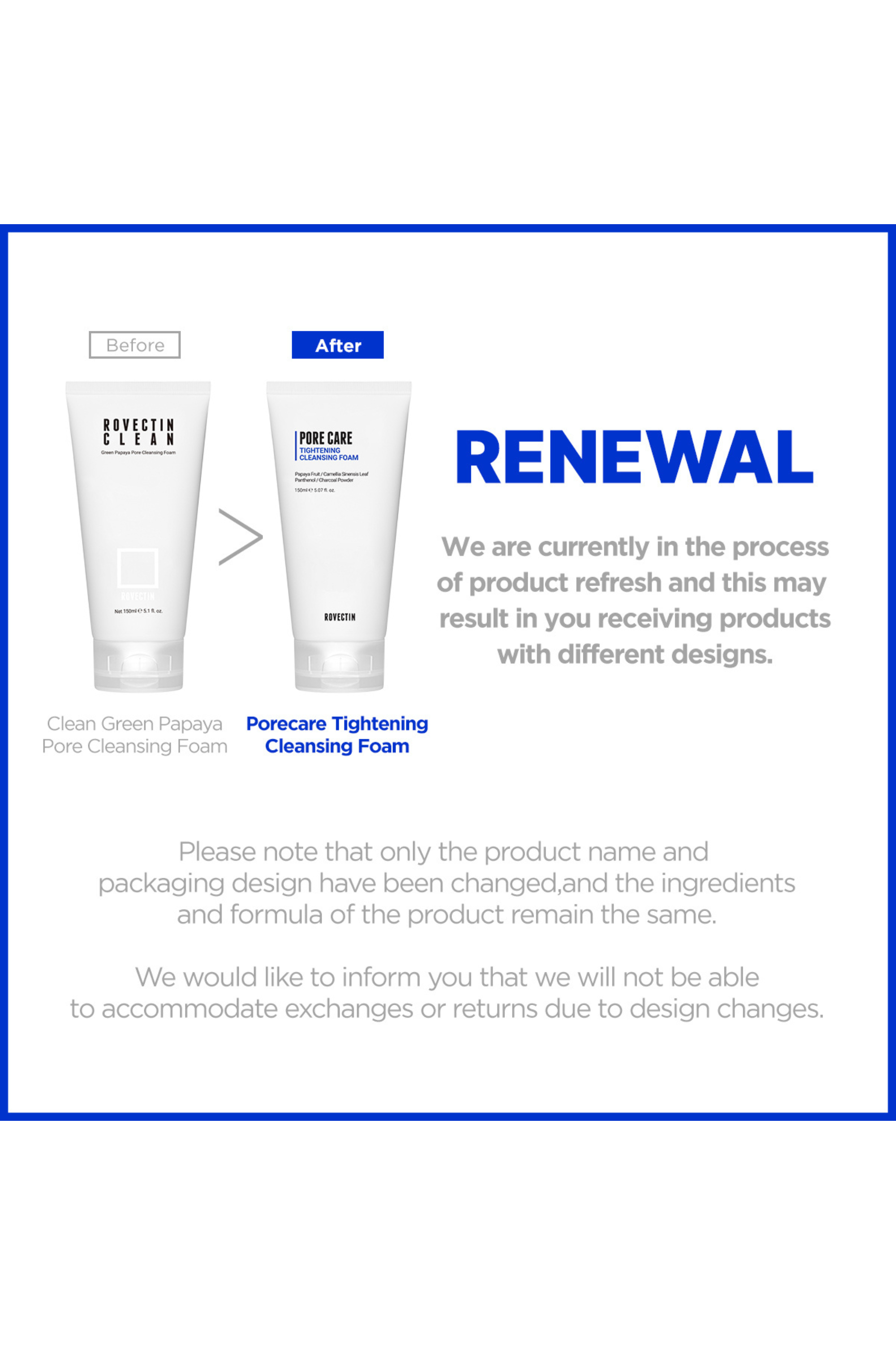 Pore Care Tightening Cleansing Foam - Rovectin Skin Essentials