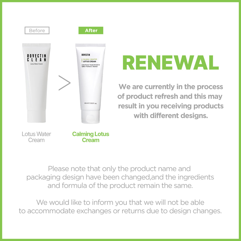 Rovectin Skin Essentials Lotus Water Cream